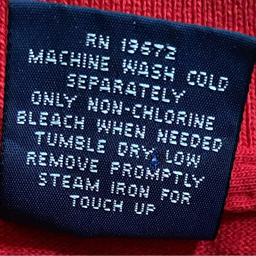 Vintage Polo by Ralph Lauren Boy’s Sz 5 Red Pique Knit Short Sleeve Polo‎